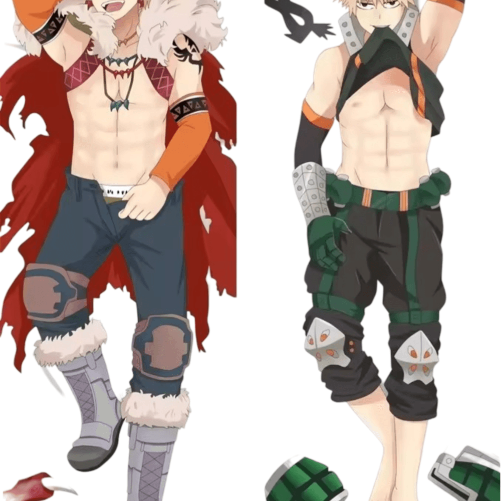 Anime My Hero Academia Katsuki Bakugo Double Side Hugging Body Cushion Cover
