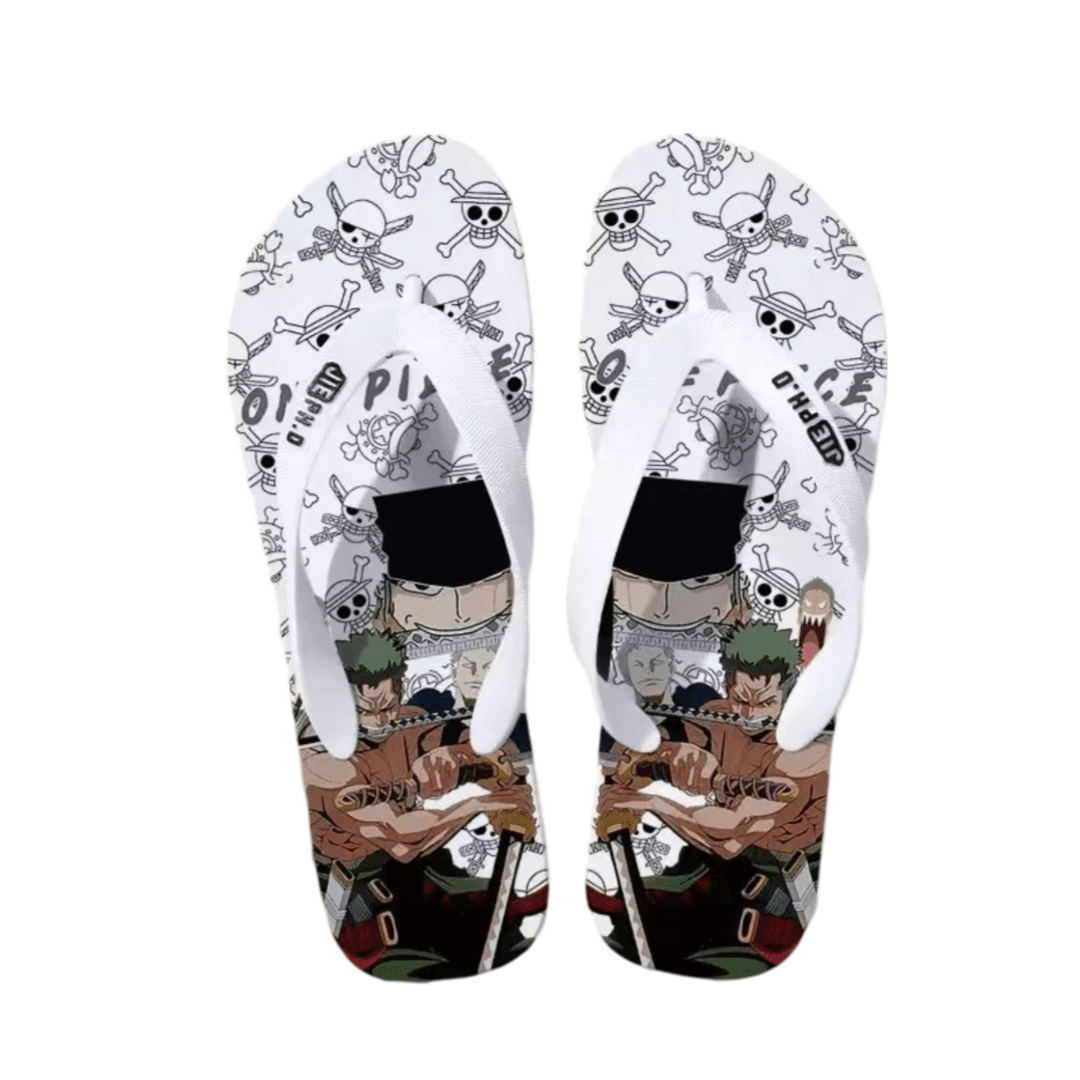 Anime One Piece Roronoa Zoro Flip Flops Slipper
