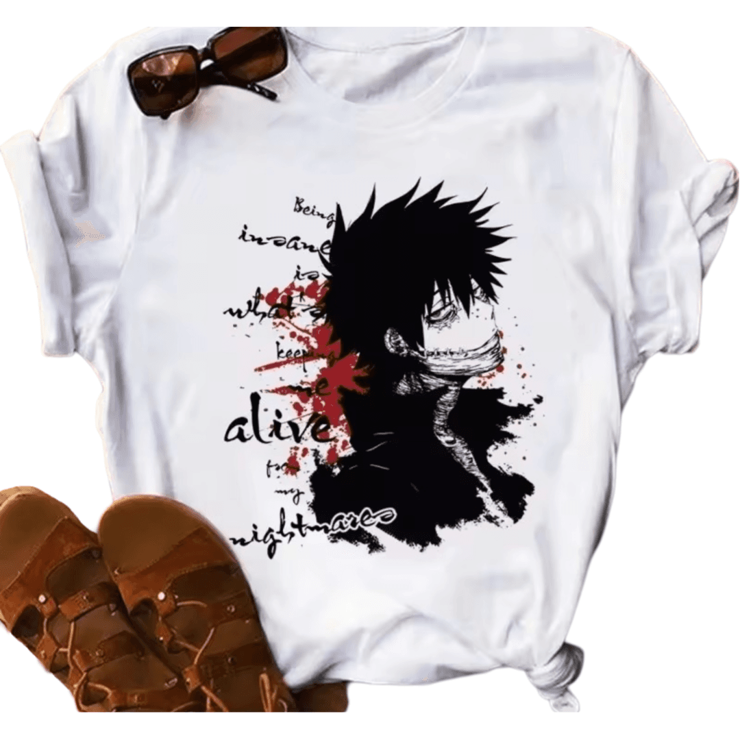 My Hero Academia Dabi Anime Printed T-Shirt