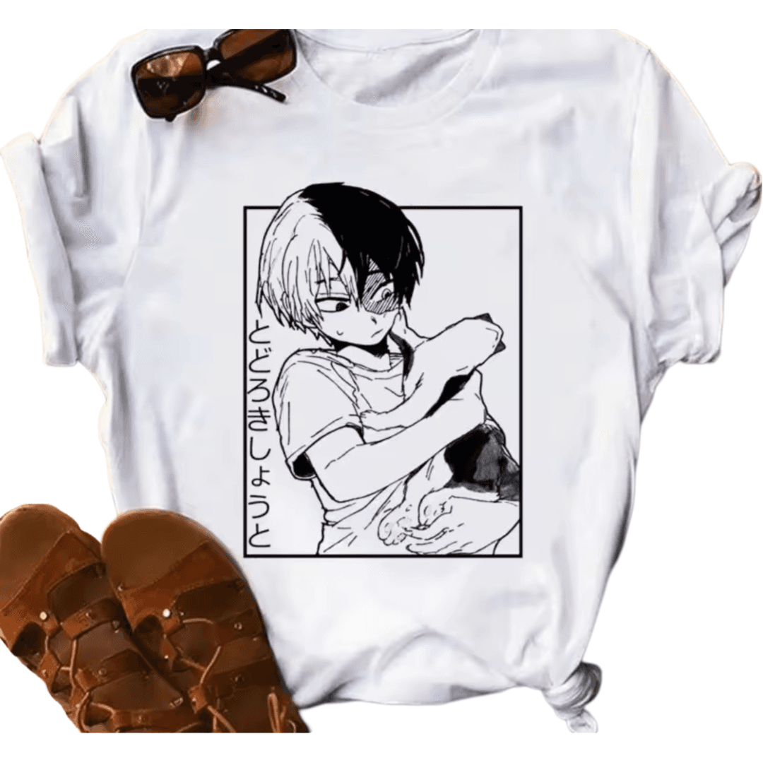 My Hero Academia Shoto Todoroki Anime Printed T-Shirt