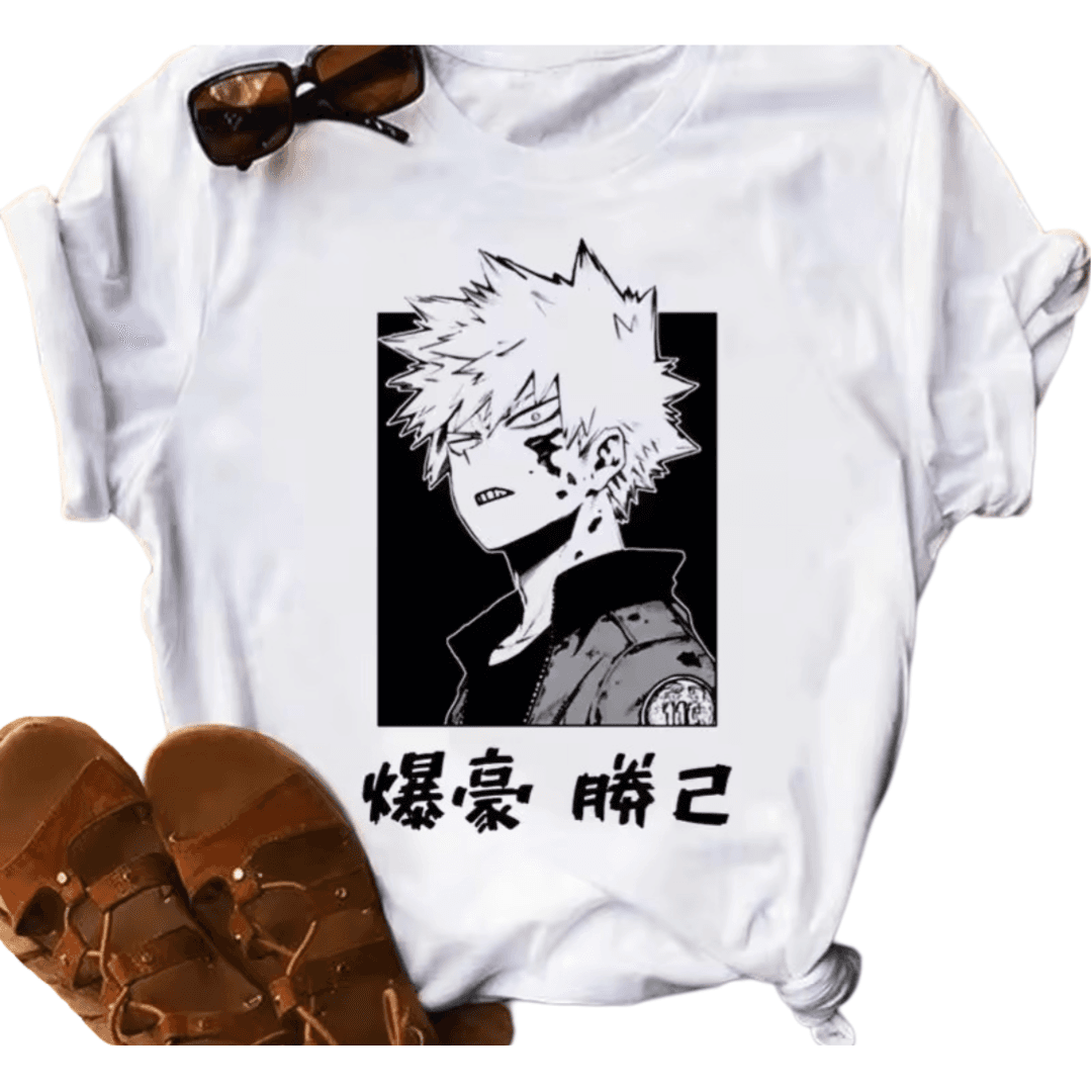 My Hero Academia Katsuki Bakugo Printed Anime T-Shirt