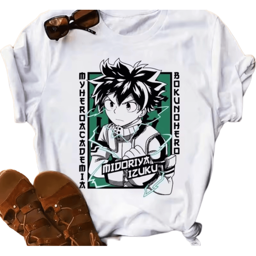 My Hero Academia Izuku Midoriya Printed Anime T-Shirt