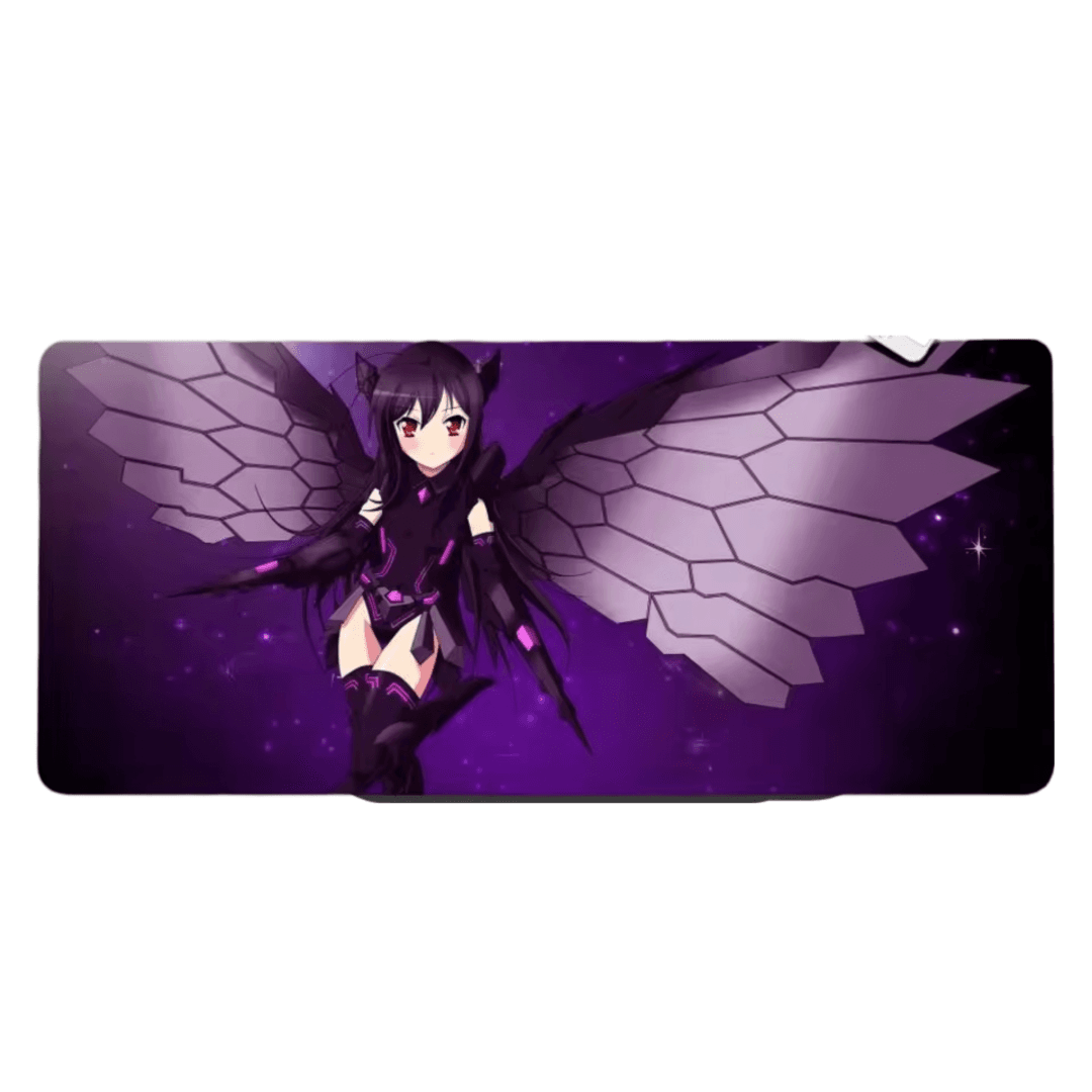Anime Accel World Kuroyukihime Purple Mouse Pad