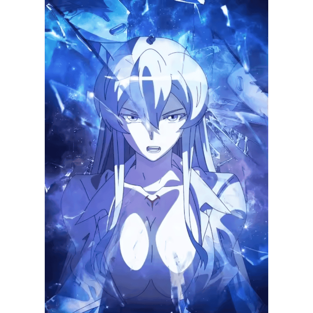 Anime Akame Ga Kill Esdeath Canvas Wall Art Picture