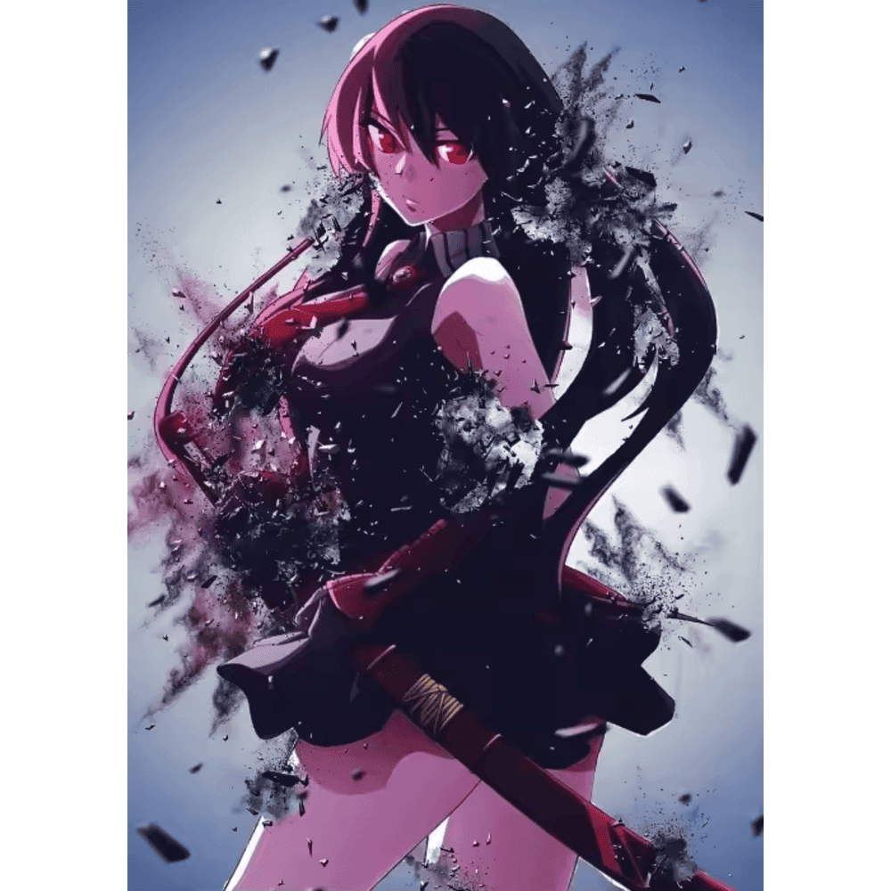 Akame Ga Kill Anime Akame Canvas Wall Decor