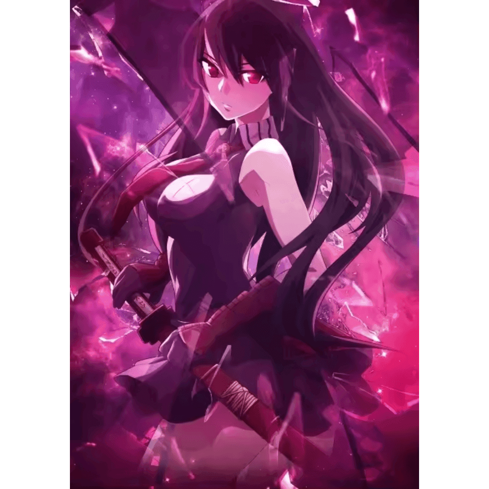 Anime Akame Ga Kill Akame Canvas Wall Decor