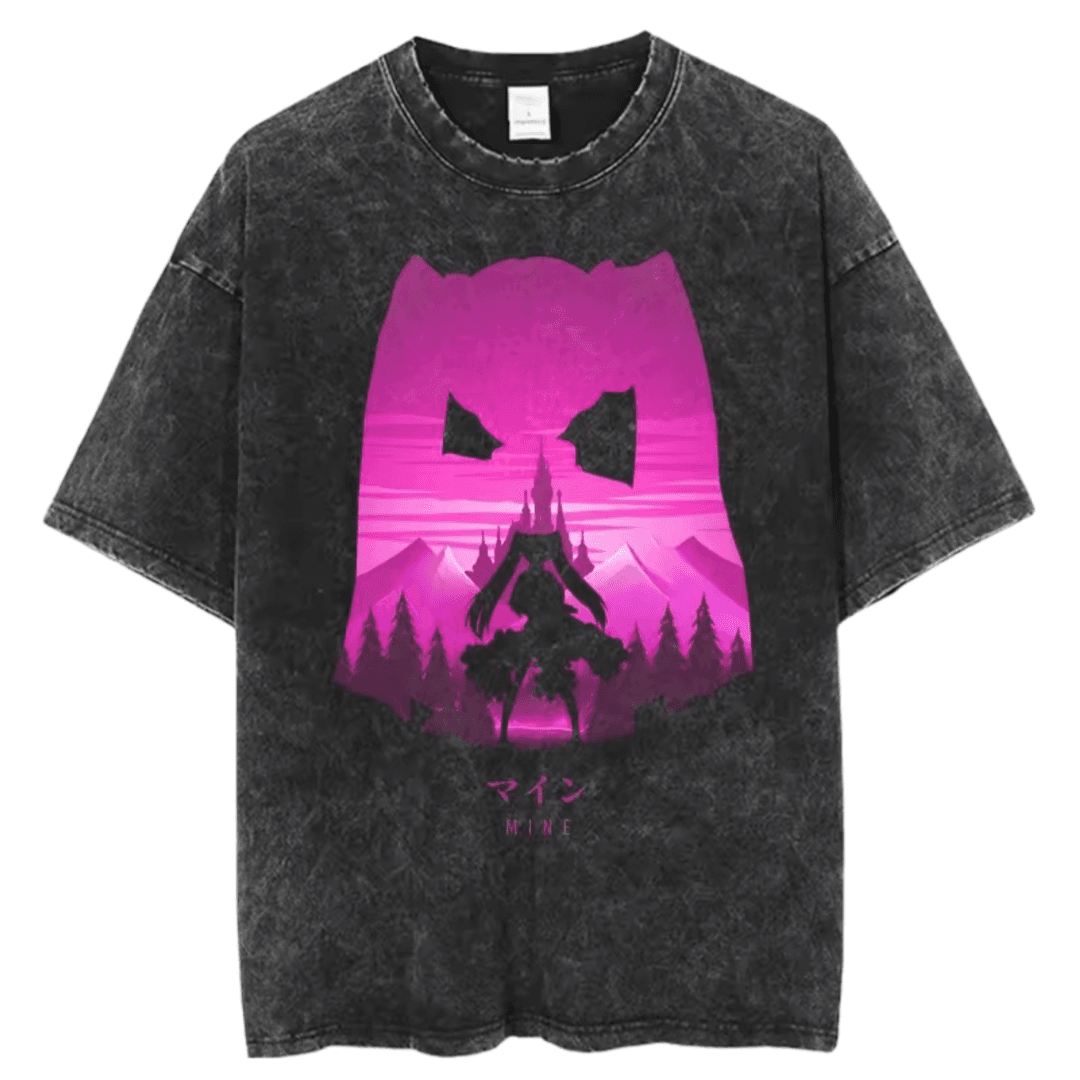 Akame Ga Kill Anime Mine Short-Sleeve Black T-Shirt
