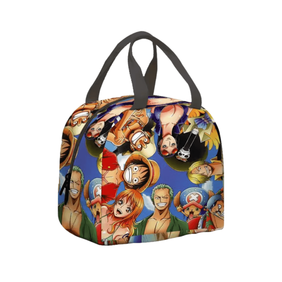 Anime One Piece Straw Hat Pirates Printed Lunch Bag