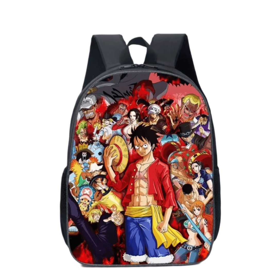 Anime One Piece Character Schoolbag