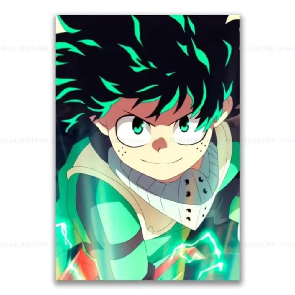 My Hero Academia Izuku Midoriya Anime Printed Poster