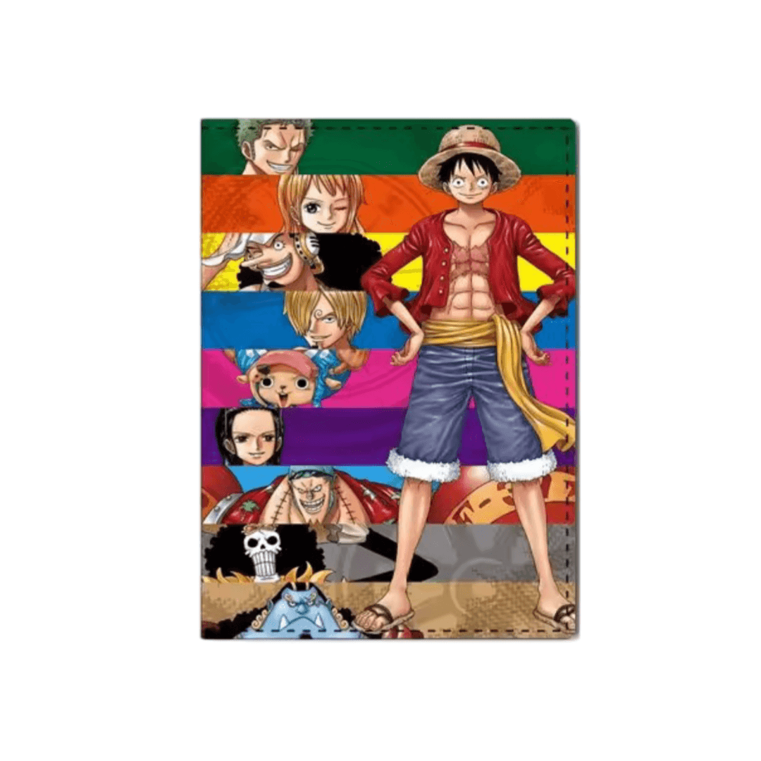 Anime One Piece Character PU Passport Holder