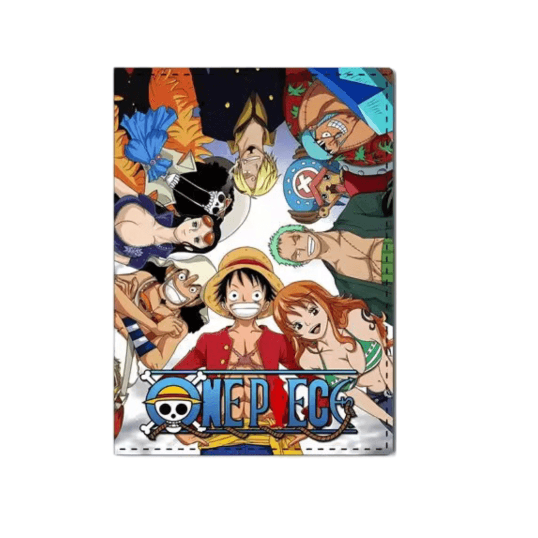 One Piece Anime Character PU Passport Holder