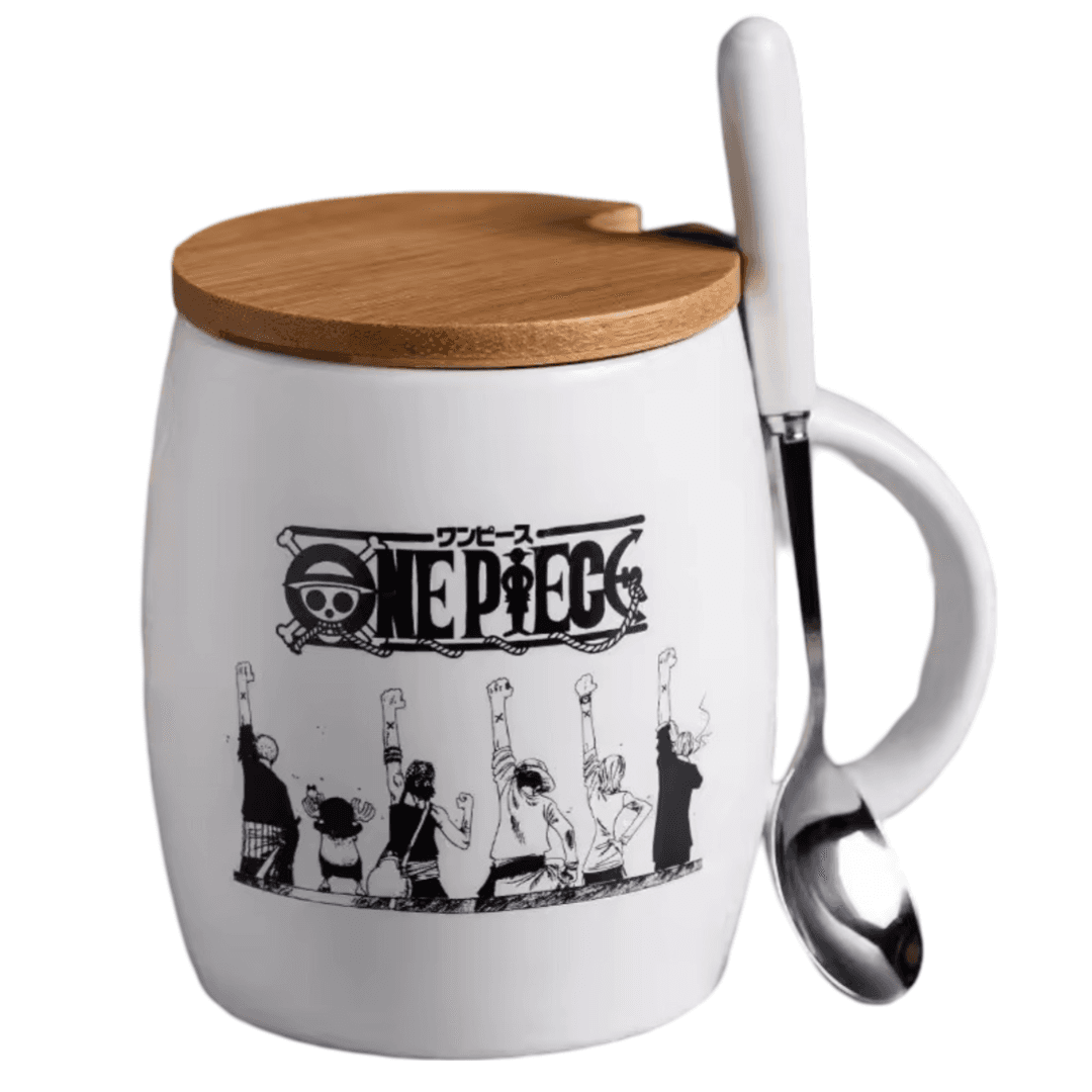 Anime One Piece Arabasta Arc Ceramic Coffee Mug With Spoon