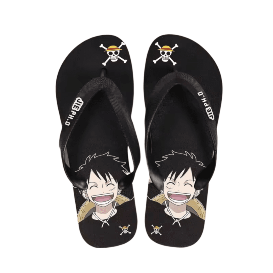 Anime One Piece Luffy Casual Flip Flop Slipper