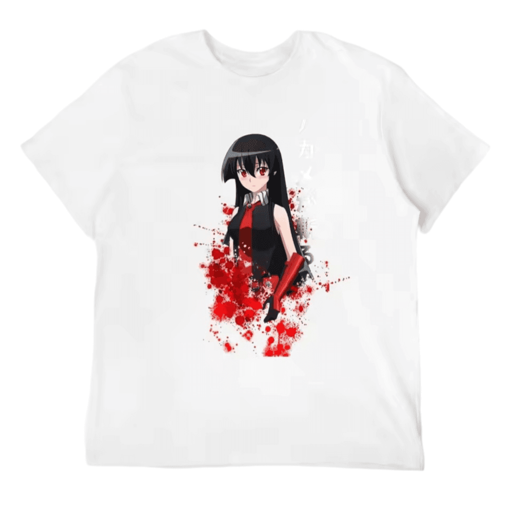 Anime Akame Ga Kill Casual T-Shirt — detail 1