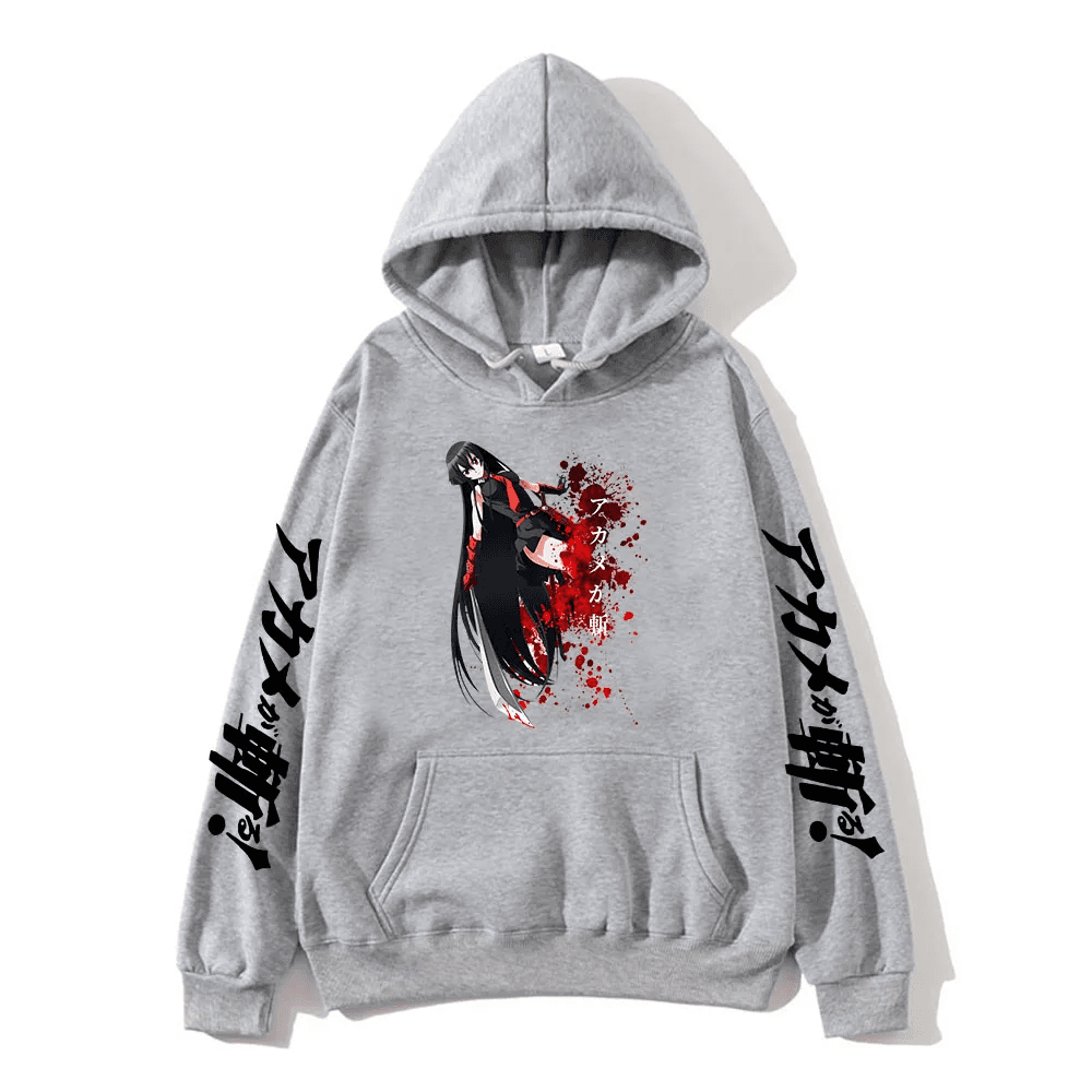 Anime Akame Ga Kill Printed Hoodie