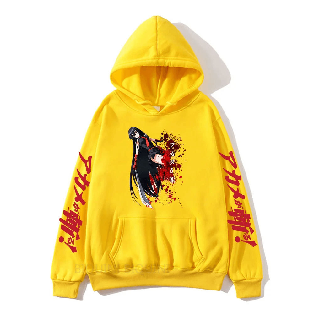Anime Akame Ga Kill Printed Hoodie — detail 1
