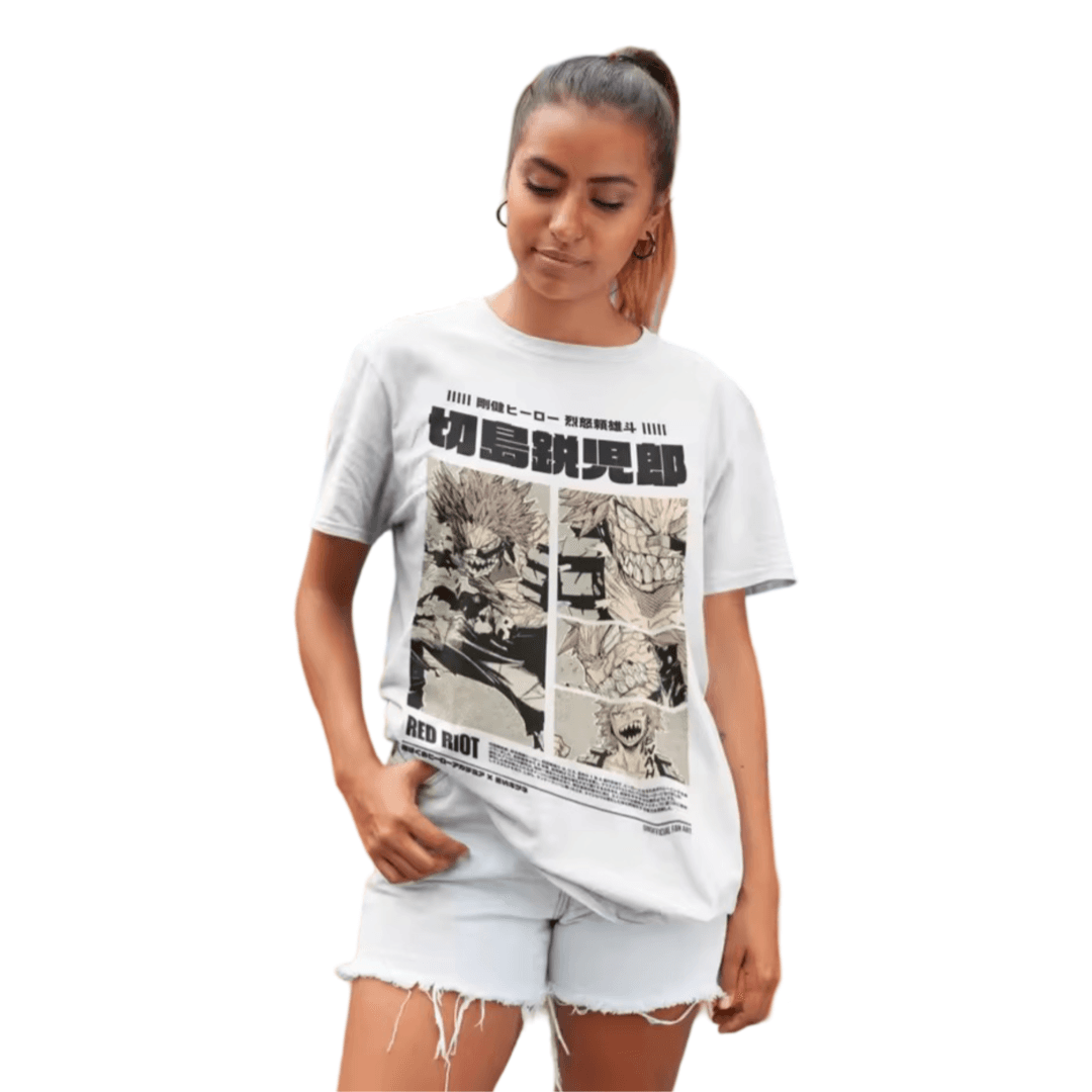 Anime My Hero Academia Eijiro Kirishima T-Shirt — detail 1