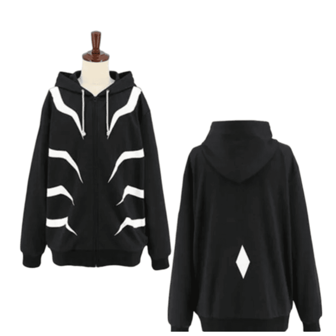 Anime A Certain Magical Index Accelerator Long Sleeve Black Hoodie