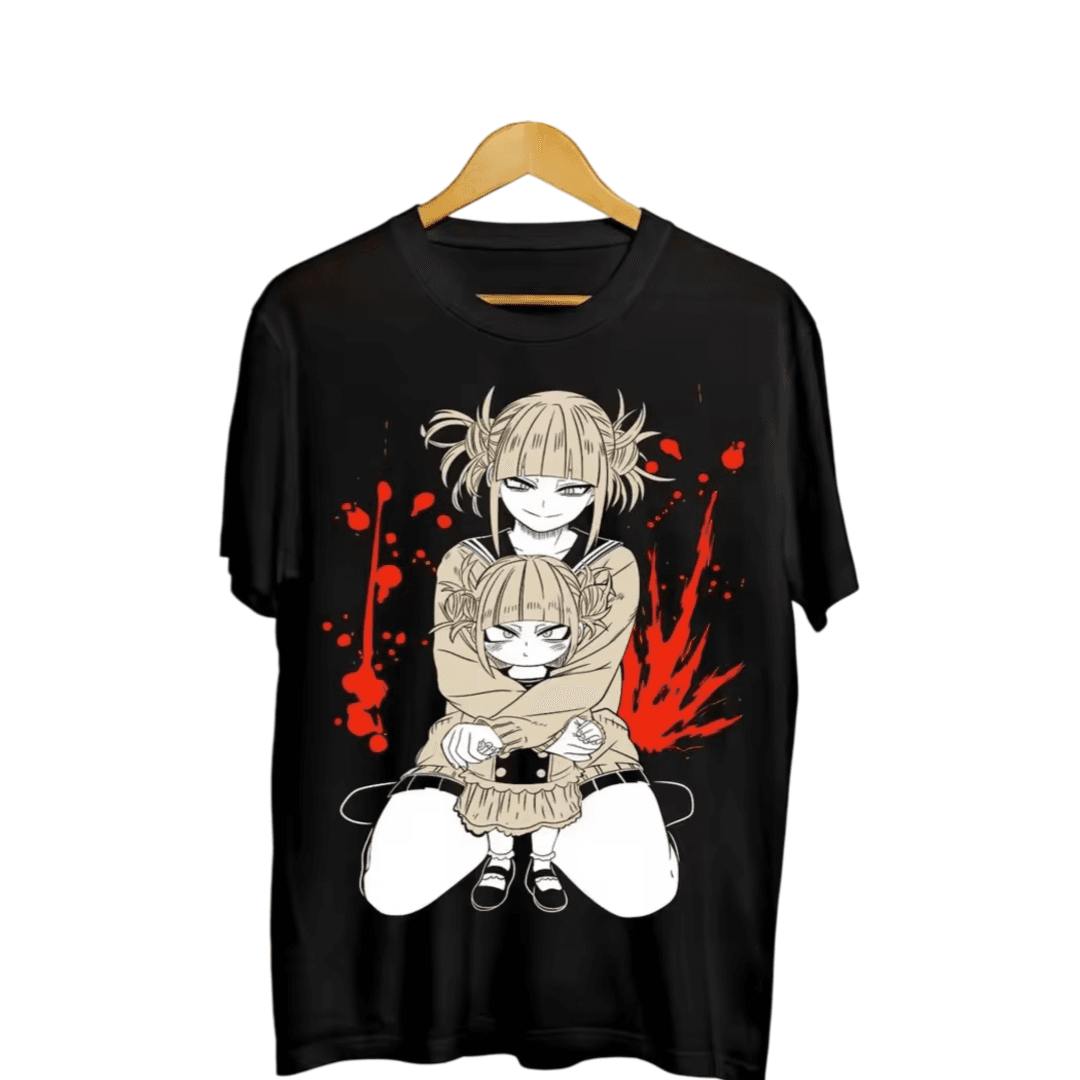 Anime My Hero Academia Himiko Toga Black T-Shirt