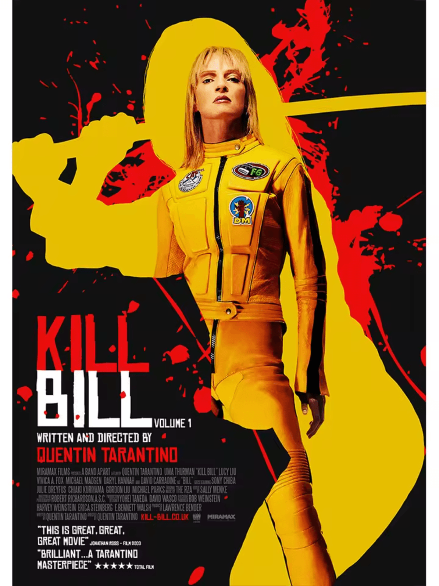 Anime Kill Bill: Volume 1 Poster Painting Wall Art