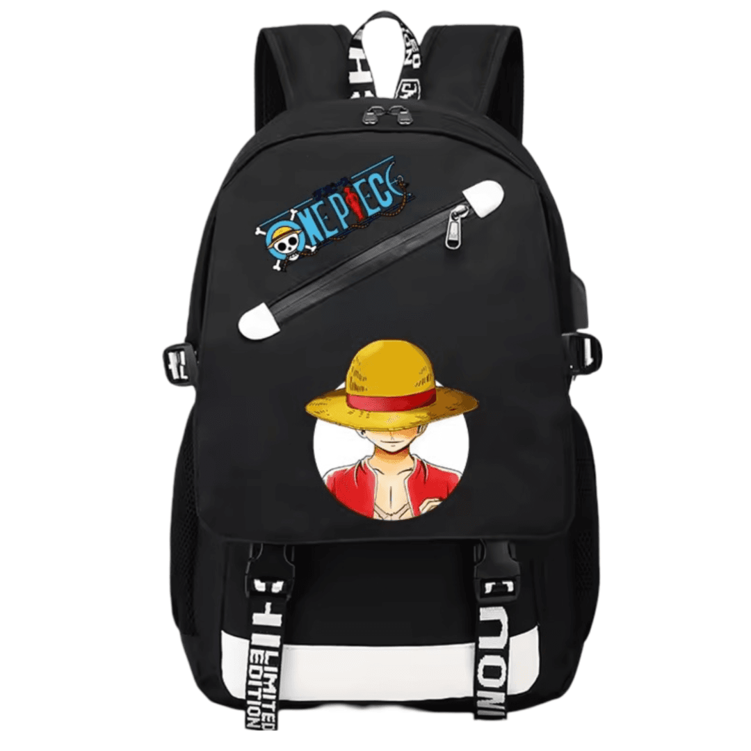 One Piece Anime Monkey D. Luffy Backpack For Students