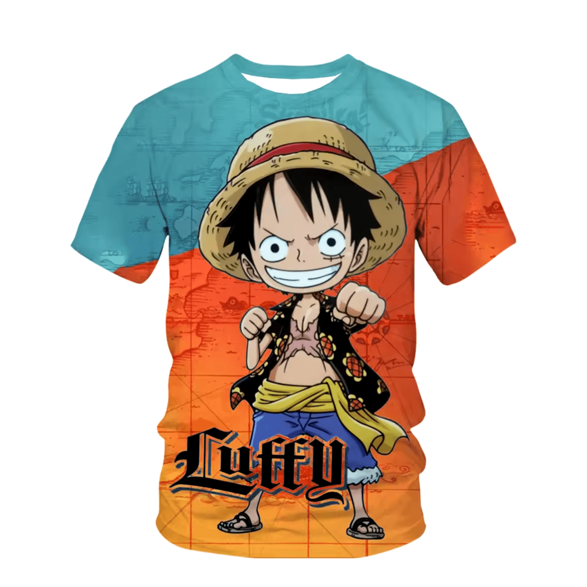 One Piece Monkey D. Luffy Anime Children T-Shirt