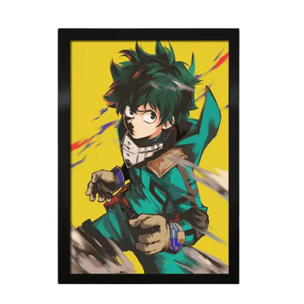 Anime My Hero Academia Izuku Midoriya Canvas Painting Wall Decor