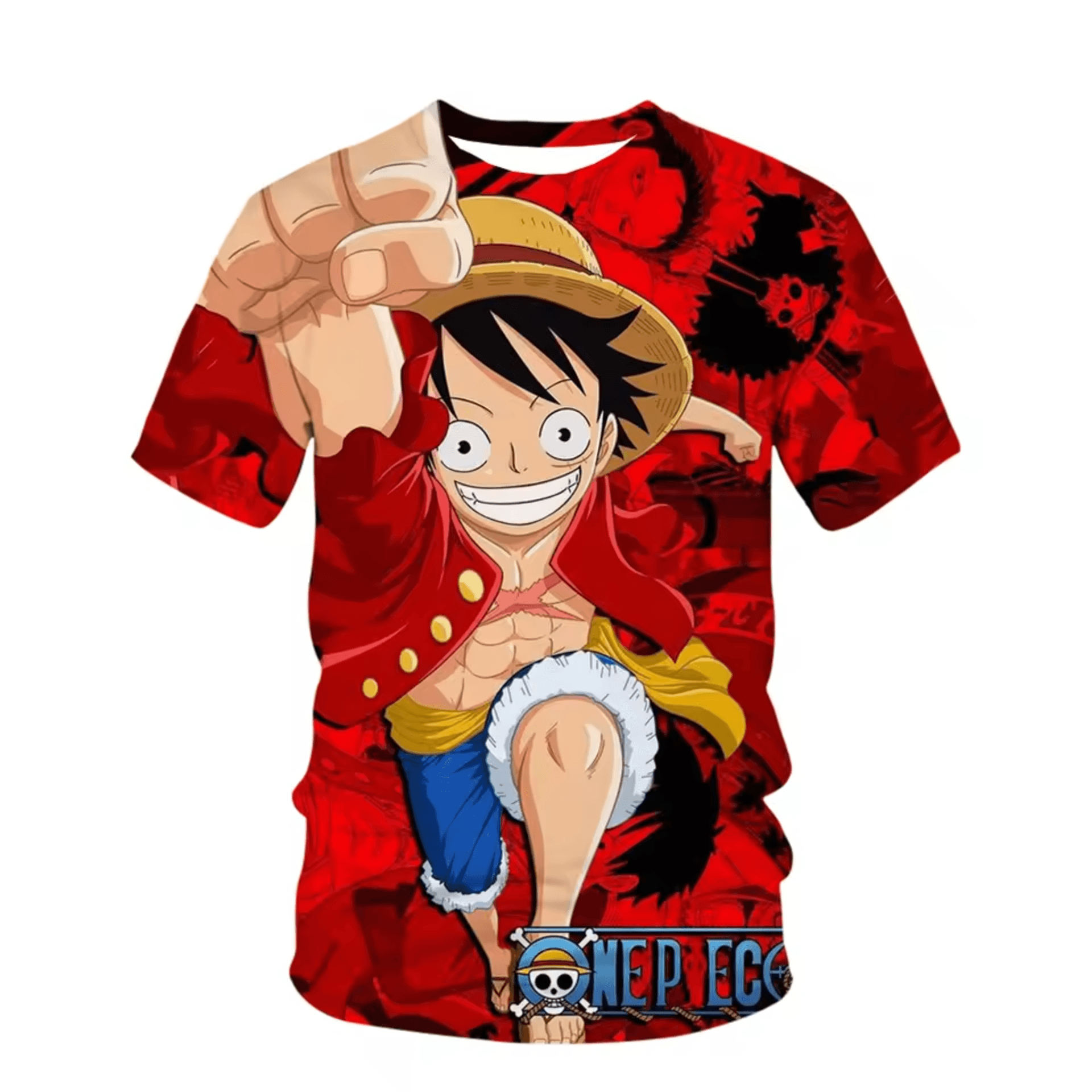 One Piece Anime Monkey D. Luffy Children T-Shirt