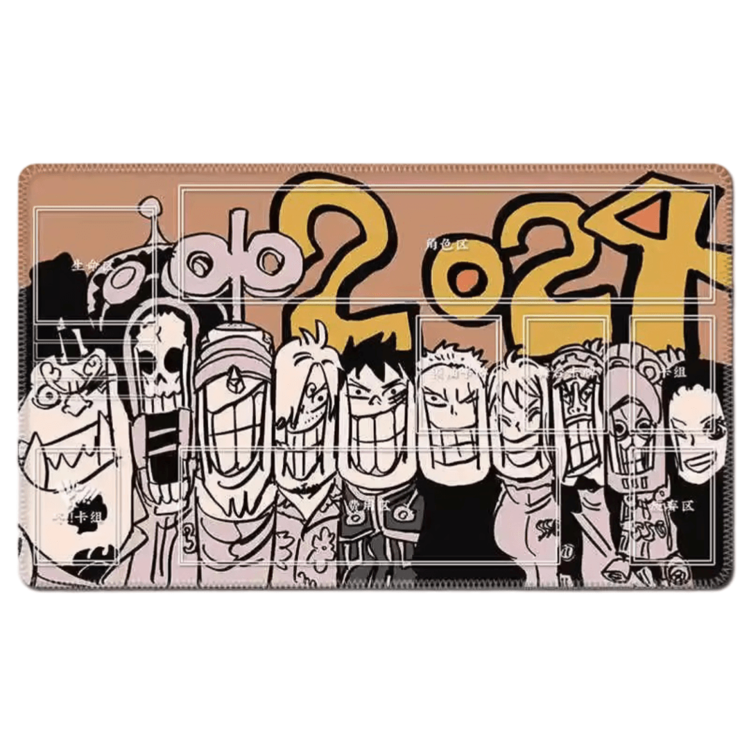 Anime One Piece Straw Hat Pirates Trading Card Playmat