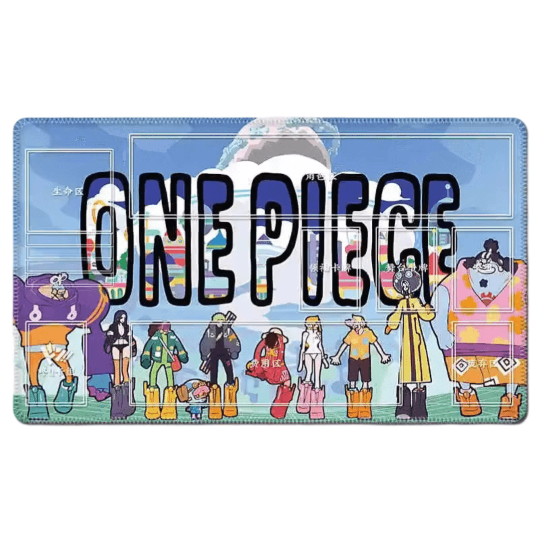 Anime One Piece Character Trading Card Playmat