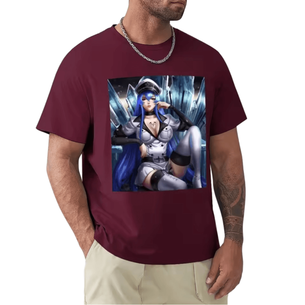 Anime Akame Ga Kill! Esdeath T-Shirt — detail 2