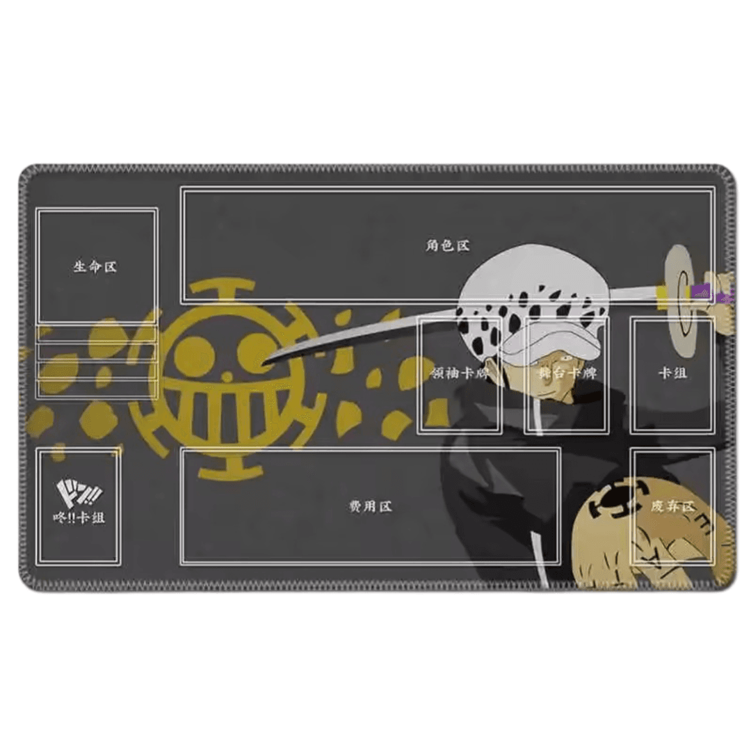 Anime One Piece Trafalgar D. Water Law Trading Card Playmat