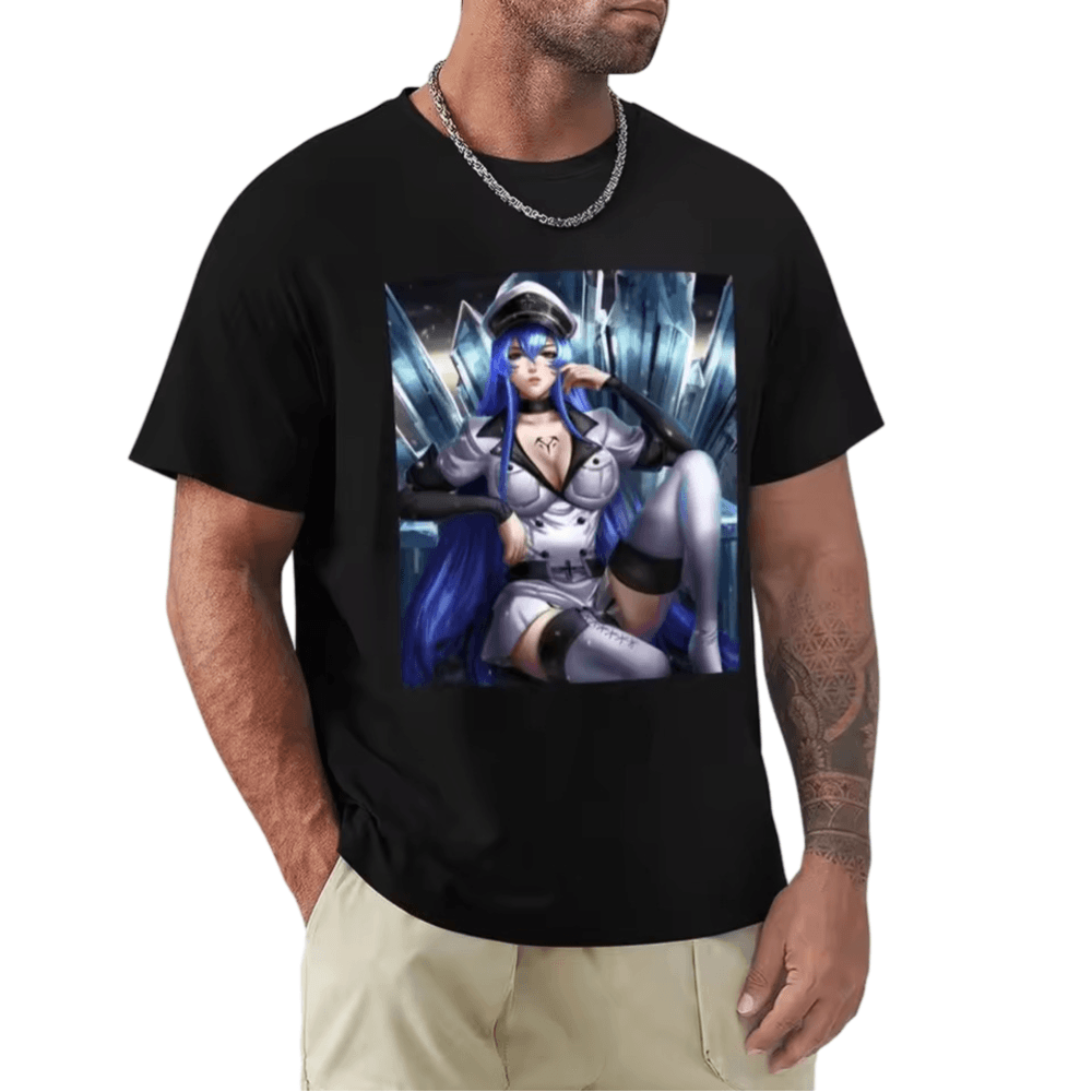 Anime Akame Ga Kill! Esdeath T-Shirt — detail 1