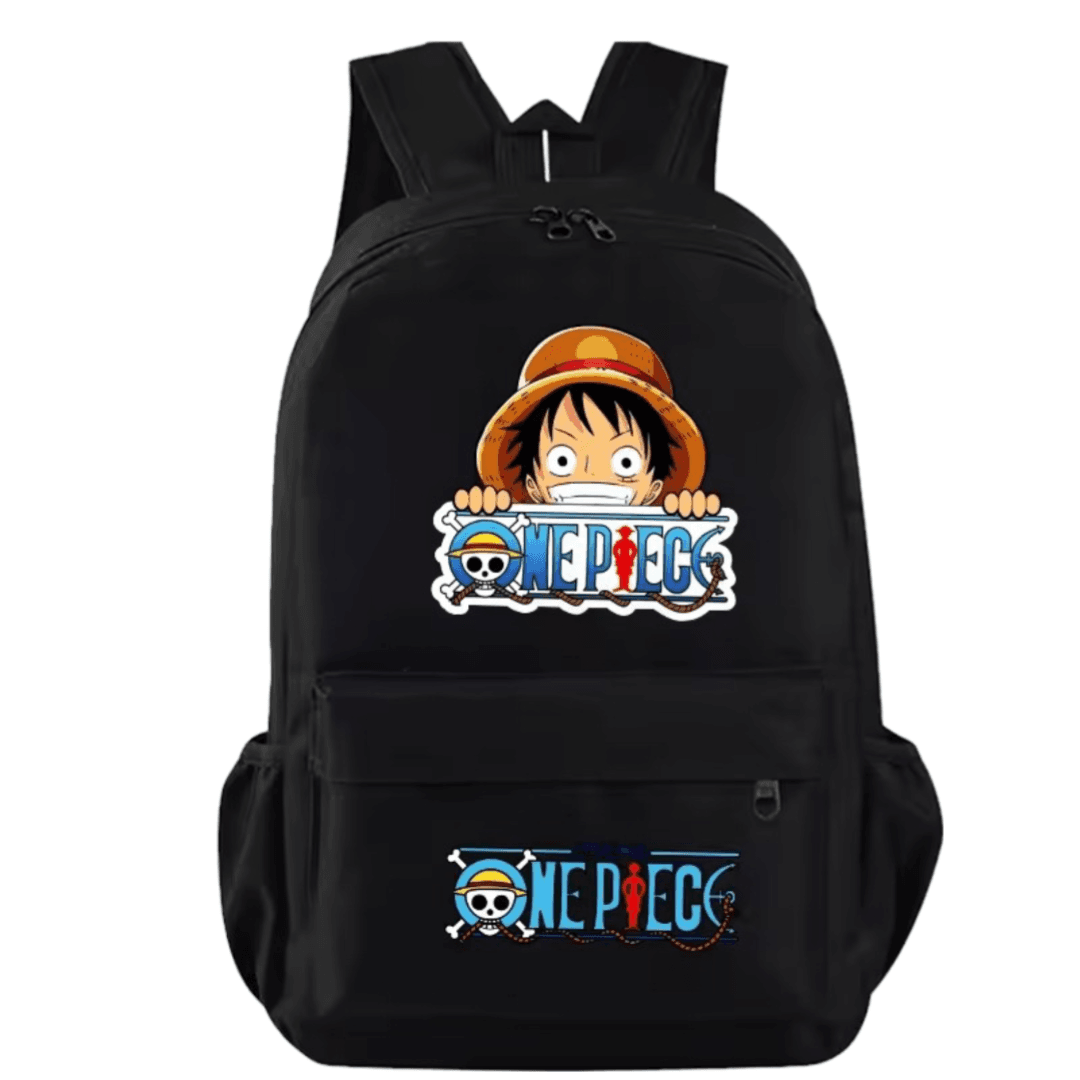 Anime One Piece Luffy With Logo Student Schoolbag