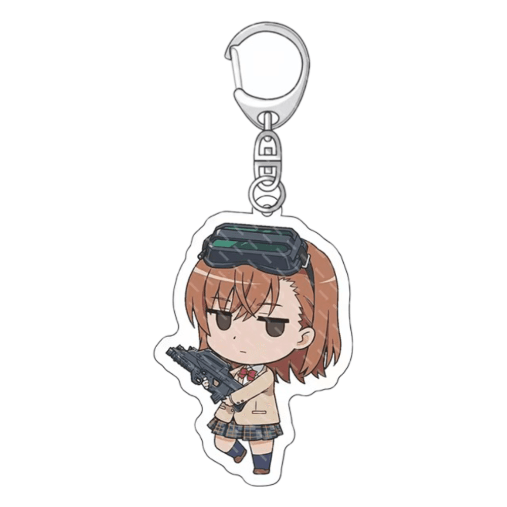 Anime A Certain Magical Index Misaka Mikoto Keychain