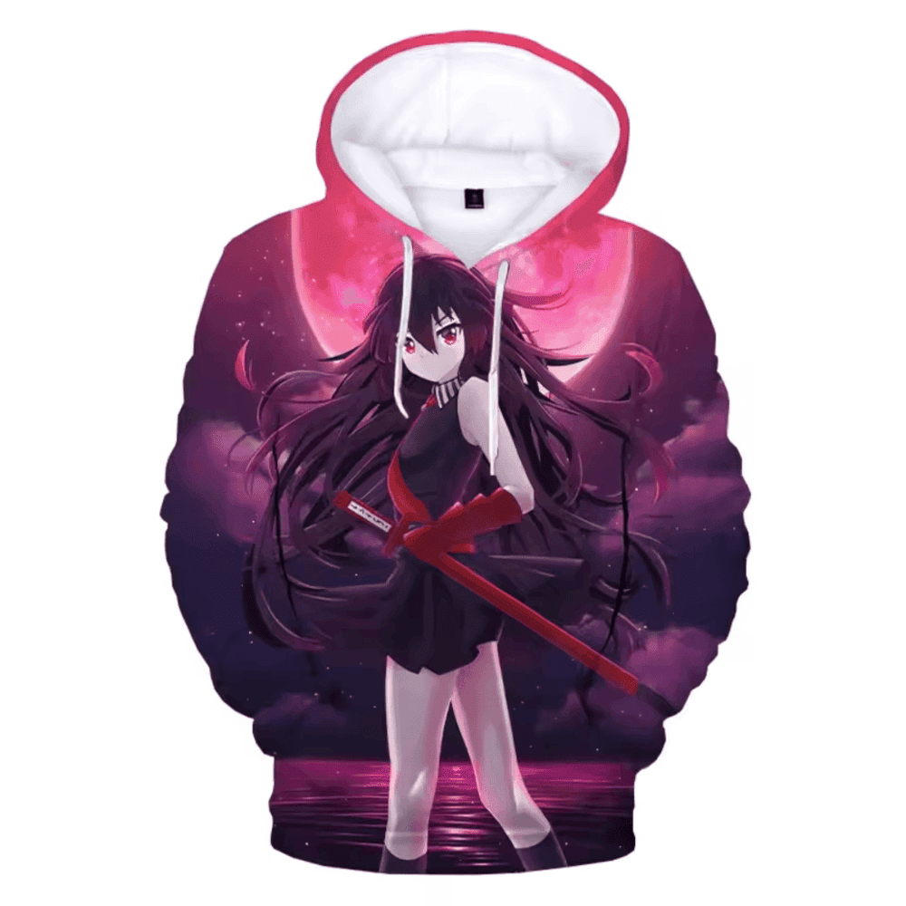 Akame Ga Kill Anime 3D Printed Hoodie