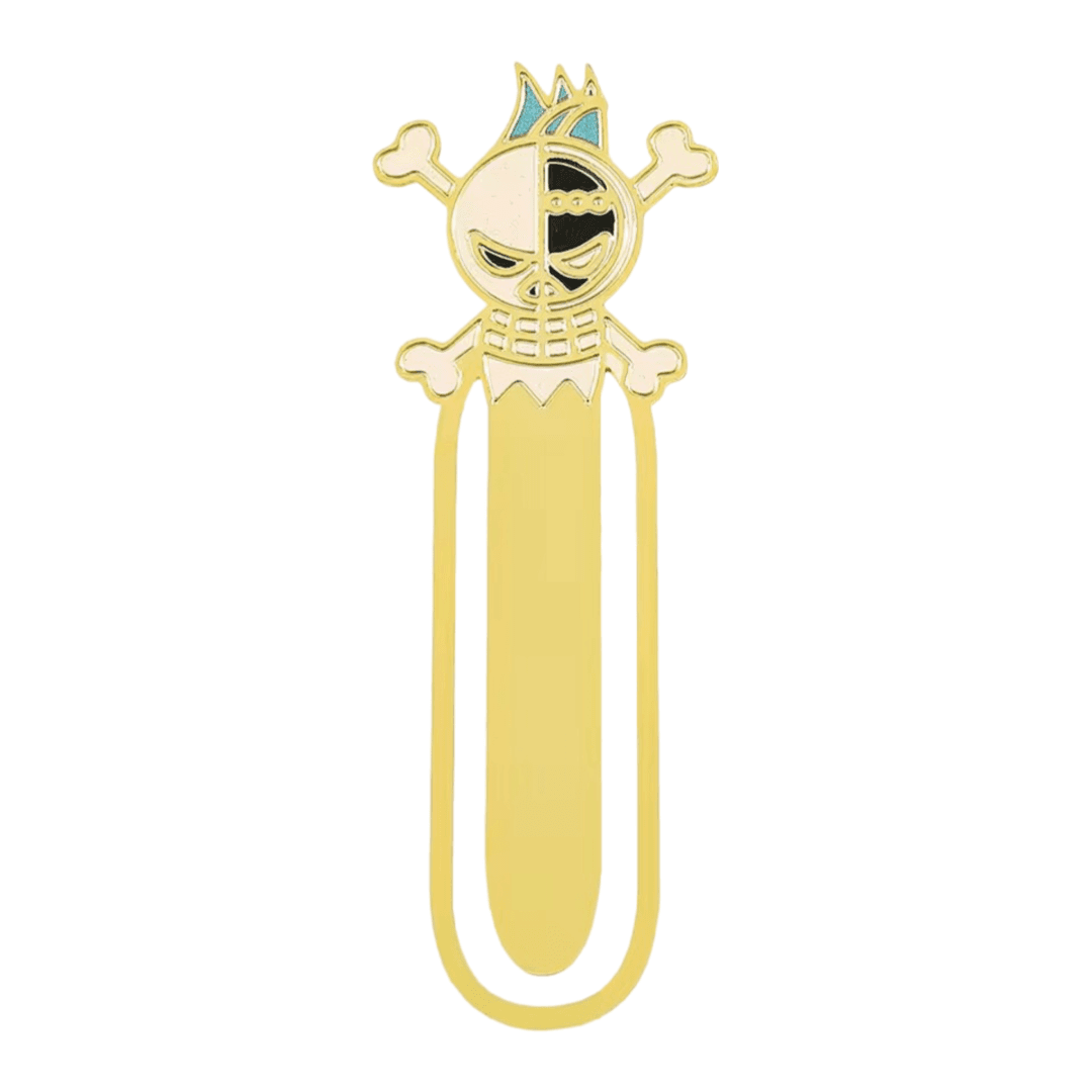 Anime One Piece Franky Stainless Steel Bookmark