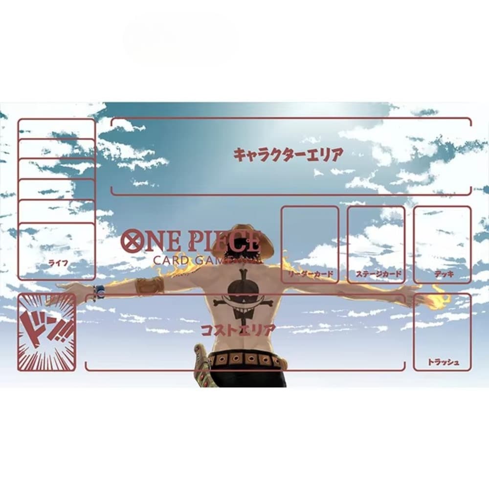 One Piece Portgas D. Ace Anime Trading Card Game Mat