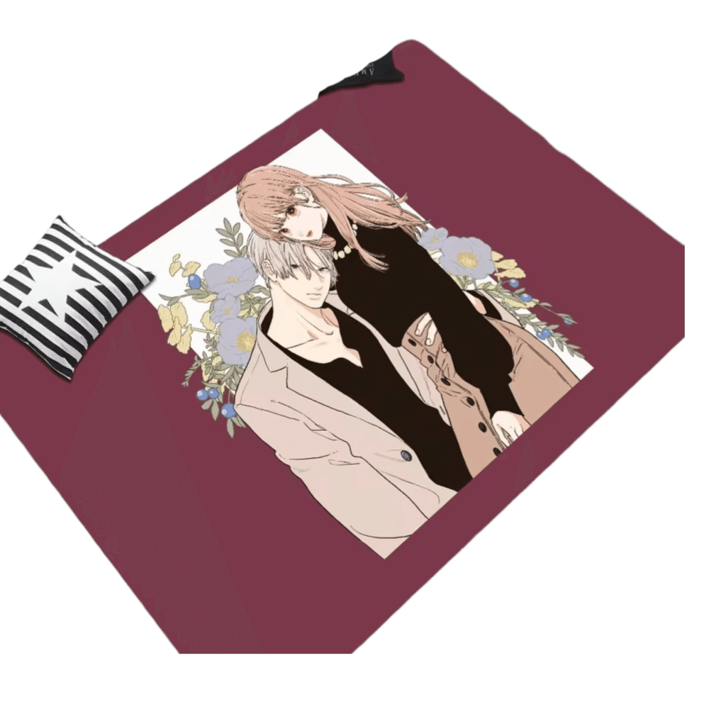 Itsuomi Nagi With Yuki Itose Anime Polyester Floor Mat