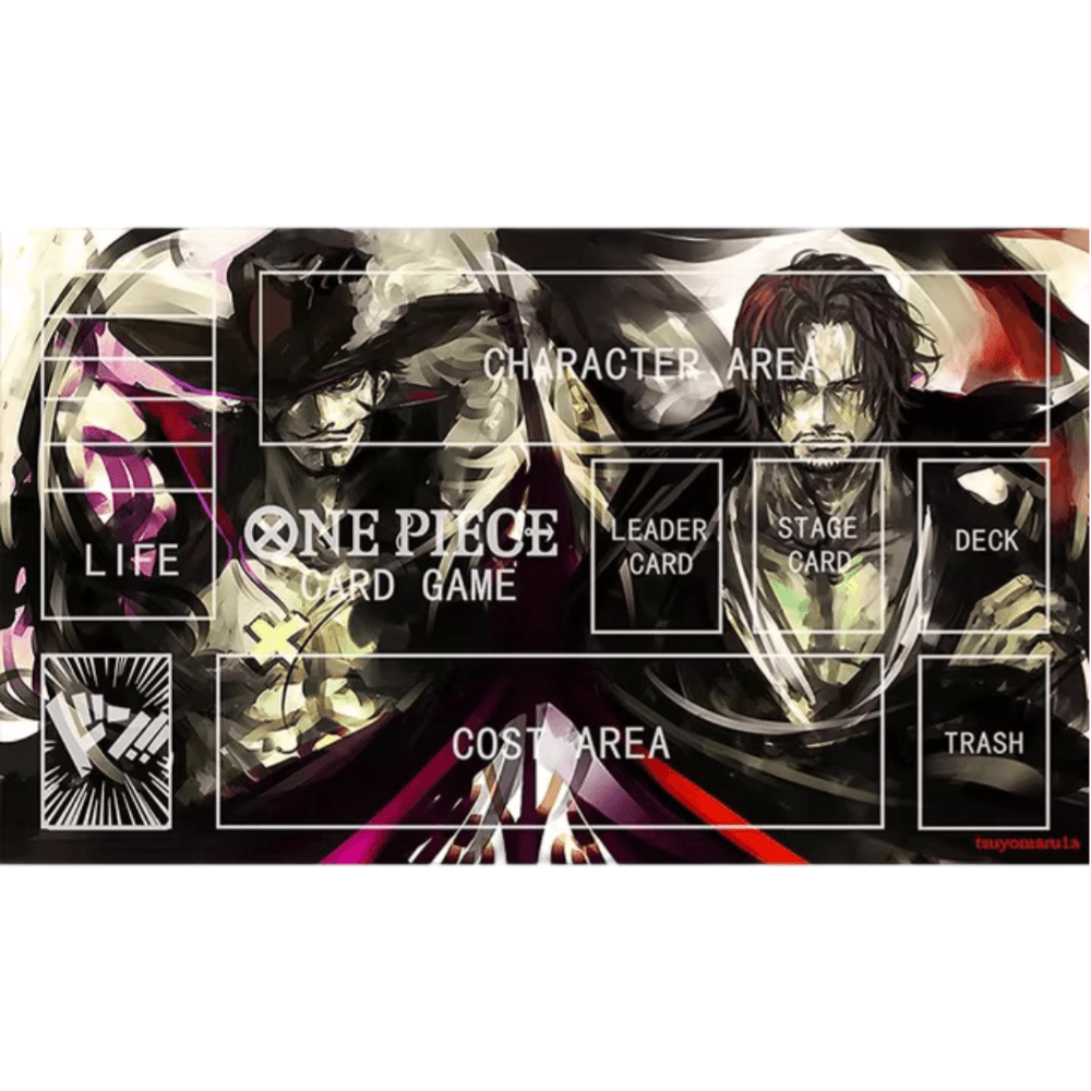 Anime One Piece Dracule Mihawk Trading Card Game Mat