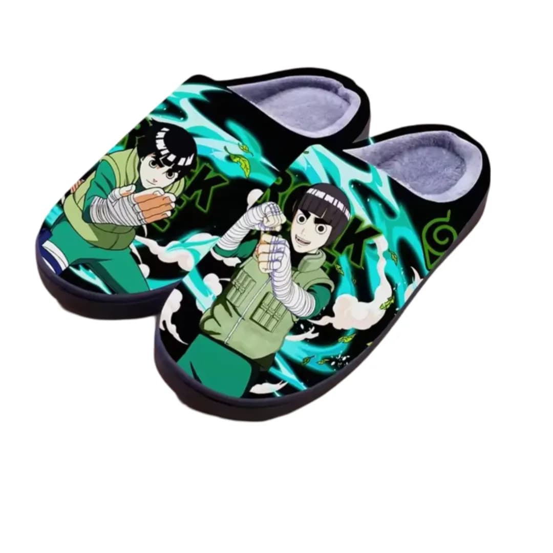 Anime Naruto Rock Lee Winter Slipper