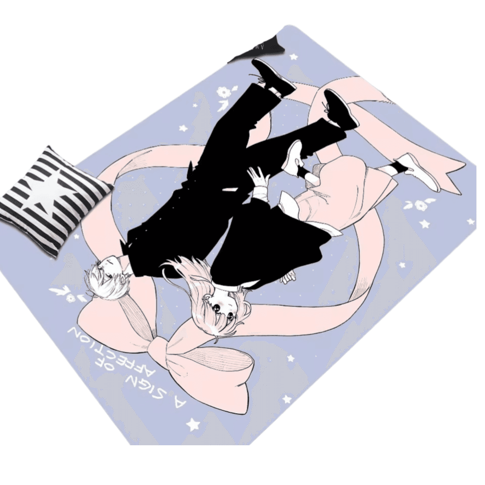A Sign Of Affection Anime Itsuomi Nagi And Yuki Itose Floor Mat