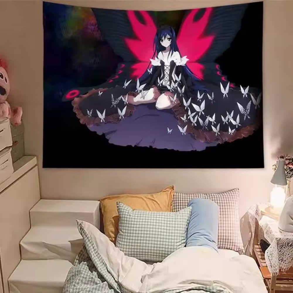 Kuroyukihime Accel World Anime Wall Tapestry
