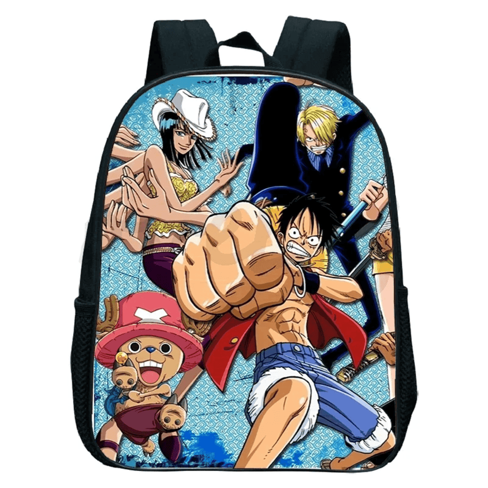 Anime One Piece Luffy With Friends Kindergarten Backpack