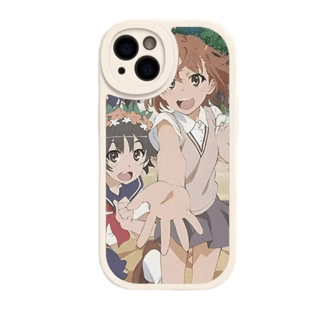 Anime A Certain Magical Index Mikoto Misaka And Kazari Uiharu iPhone Case