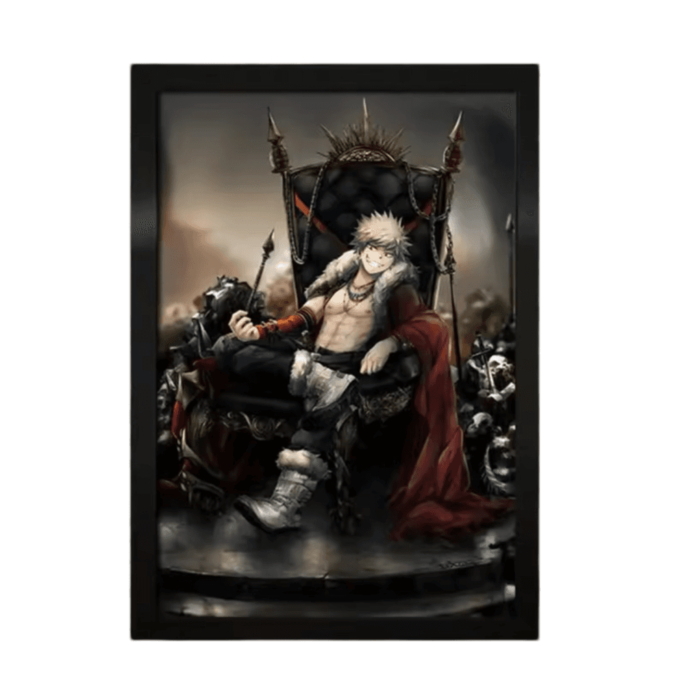 Anime My Hero Academia Katsuki Bakugo Painting Wall Decor