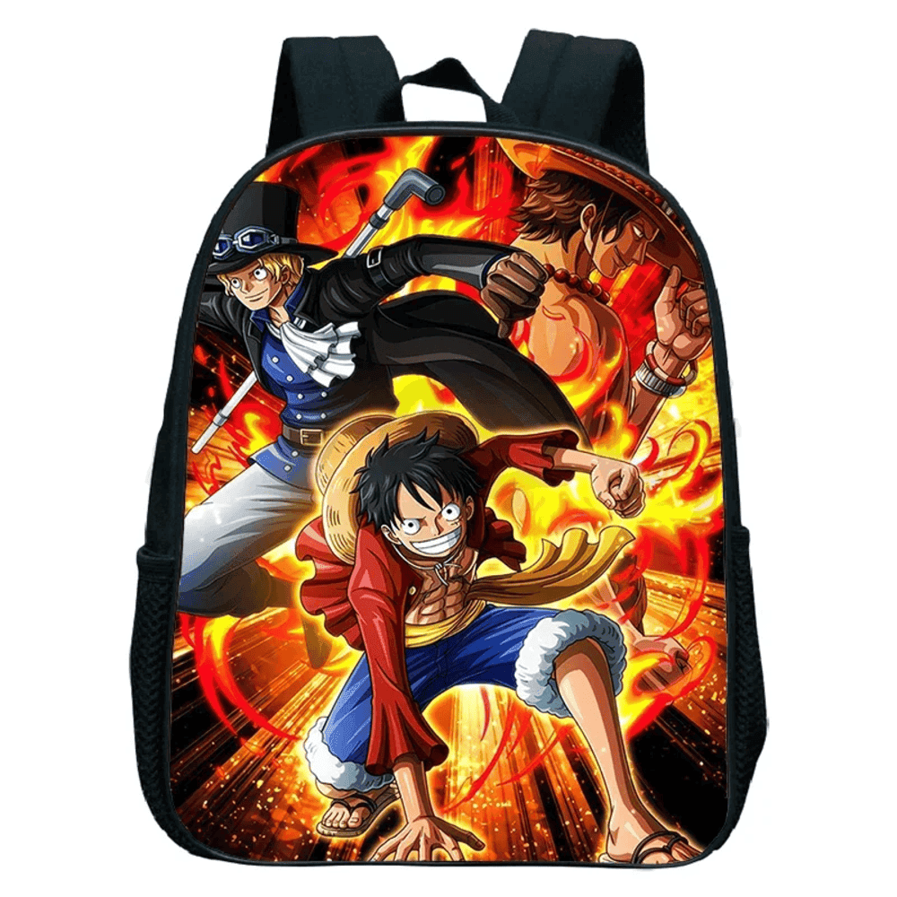 Anime One Piece Luffy And Sabo With Ace Kindergarten Bag