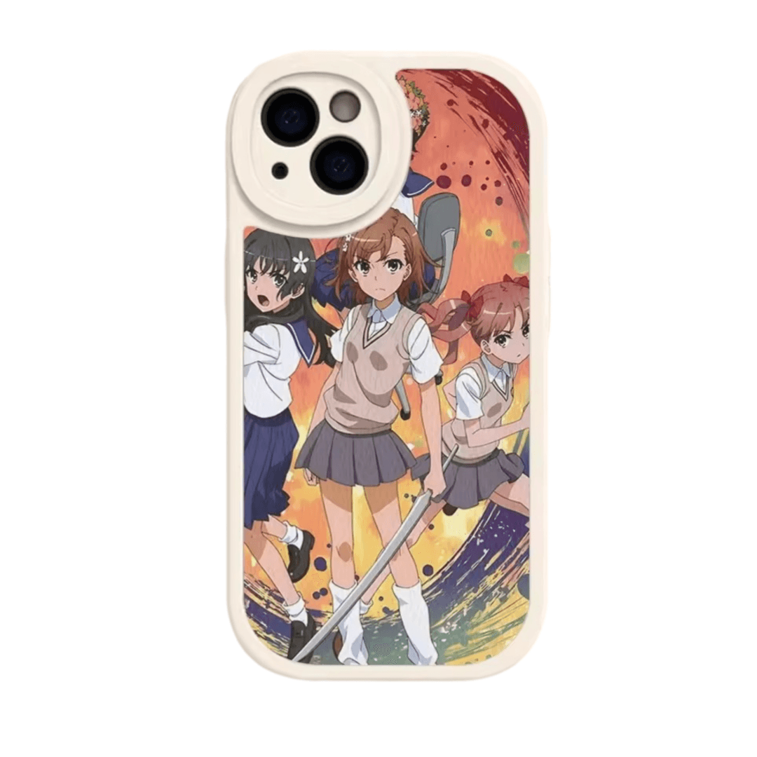 Anime A Certain Magical Index Mikoto Misaka With Friends iPhone Cover