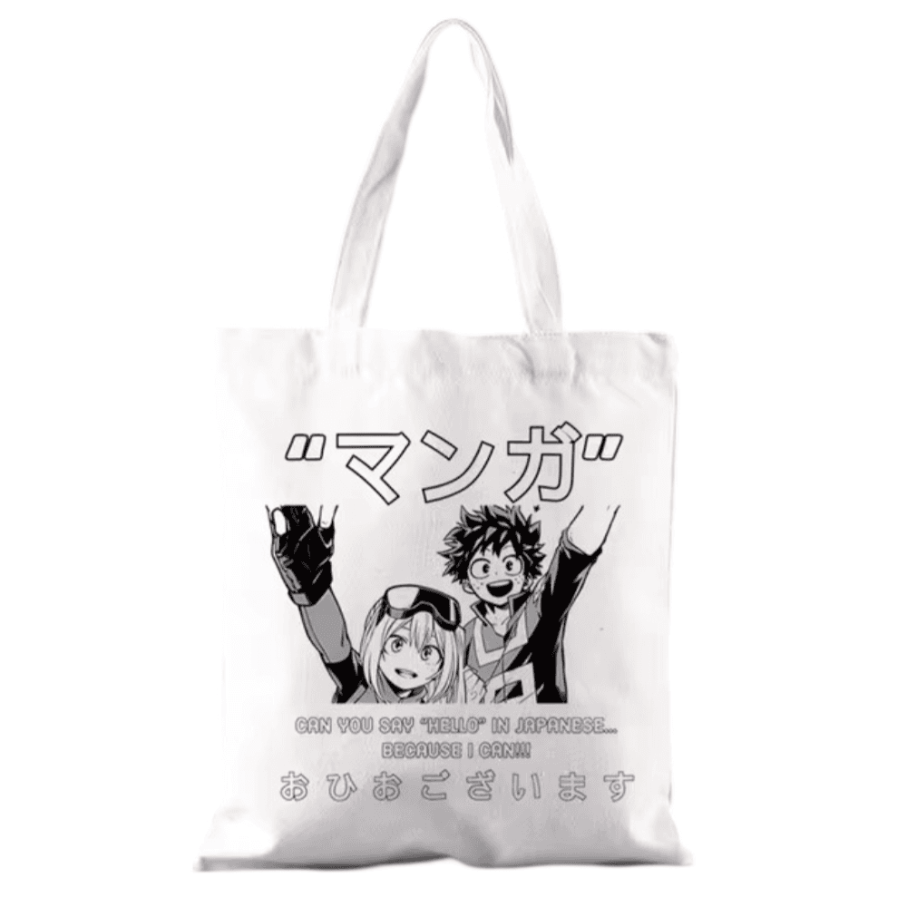 Anime My Hero Academia Ochaco Uraraka And Izuku Midoriya Shopper Bag